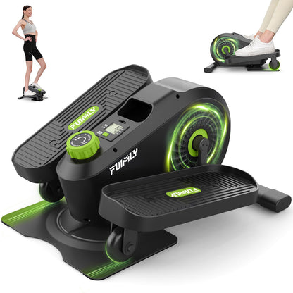 FUNMILY Under Desk Elliptical Under Desk Bike Pedal Exerciser 2 in 1 Seated Standing EllipticalUltra-Quiet Mini Elliptical Machines for Home Ofiice Use Fully Assembled Exerciser for Seniors